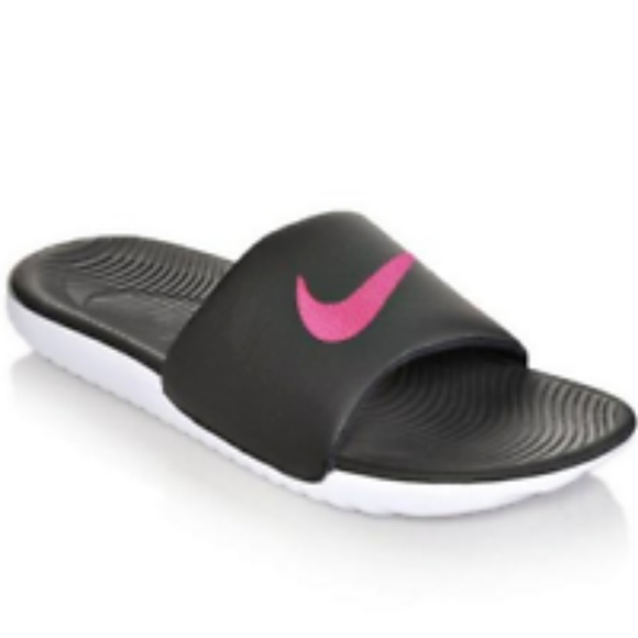 nike pink slippers